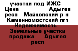 участки под ИЖС › Цена ­ 3 000 000 - Адыгея респ., Майкопский р-н, Каменномостский пгт Недвижимость » Земельные участки продажа   . Адыгея респ.